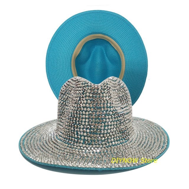 Rhinestone Fedora Jazz Hat - Polished 24/7