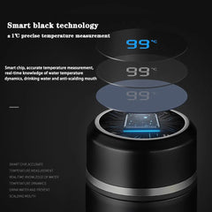 Smart Insulation Cup Male and Female Student Portable Water Cup Creative Mass Simple Temperature Tea Cup - Polished 24/7