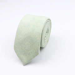 Thick Cashmere Wool Gentleman Solid Color Necktie 7CM Formal Wedding Party Europen Style Red Brown Green Gray Clothing Tie Gift - Polished 24/7