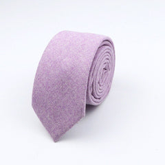 Thick Cashmere Wool Gentleman Solid Color Necktie 7CM Formal Wedding Party Europen Style Red Brown Green Gray Clothing Tie Gift - Polished 24/7