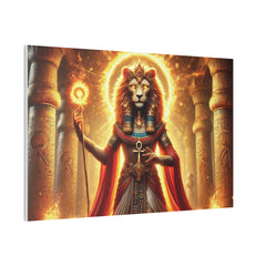 Sekhmet Canvas Wall Art - Egyptian God Inspired Decor