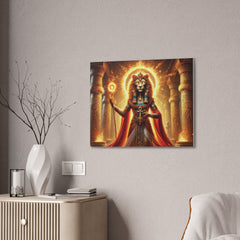 Sekhmet Canvas Wall Art - Egyptian God Inspired Decor