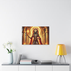 Sekhmet Canvas Wall Art - Egyptian God Inspired Decor