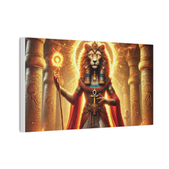 Sekhmet Canvas Wall Art - Egyptian God Inspired Decor