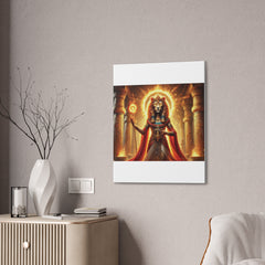 Sekhmet Canvas Wall Art - Egyptian God Inspired Decor