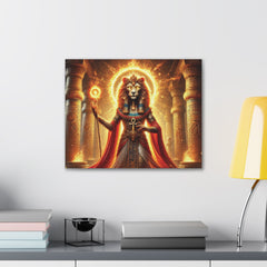 Sekhmet Canvas Wall Art - Egyptian God Inspired Decor