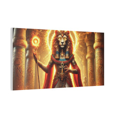 Sekhmet Canvas Wall Art - Egyptian God Inspired Decor