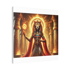 Sekhmet Canvas Wall Art - Egyptian God Inspired Decor