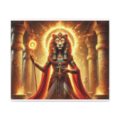 Sekhmet Canvas Wall Art - Egyptian God Inspired Decor