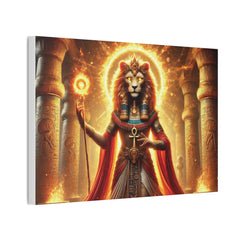 Sekhmet Canvas Wall Art - Egyptian God Inspired Decor