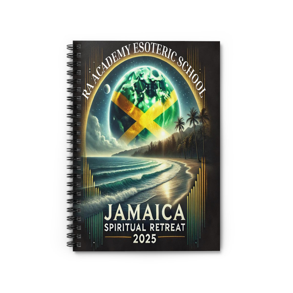 Jamaica Spiritual Retreat 2025 Spiral Notebook - Ideal for Dreamers and Creatives