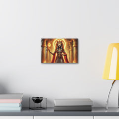 Sekhmet Canvas Wall Art - Egyptian God Inspired Decor