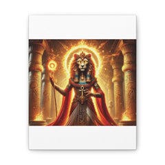 Sekhmet Canvas Wall Art - Egyptian God Inspired Decor