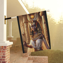 Hathor Garden Banner - Decorative House Banner for Spiritual Outdoor Spaces