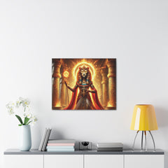 Sekhmet Canvas Wall Art - Egyptian God Inspired Decor