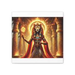 Sekhmet Canvas Wall Art - Egyptian God Inspired Decor