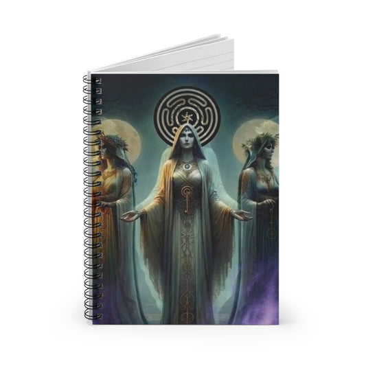 Hekate Spiral Notebook - Ruled Line for Creative Souls