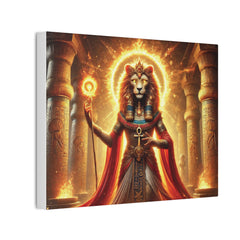 Sekhmet Canvas Wall Art - Egyptian God Inspired Decor