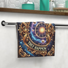 'Things Don't Happen To You, They Happen For You' Face Towel