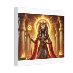 Sekhmet Canvas Wall Art - Egyptian God Inspired Decor