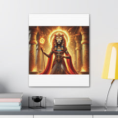 Sekhmet Canvas Wall Art - Egyptian God Inspired Decor