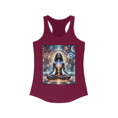 Cosmic Meditation Racerback Tank - Women's Spiritual Activewear