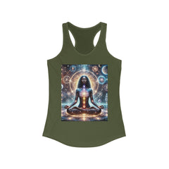 Cosmic Meditation Racerback Tank - Women's Spiritual Activewear