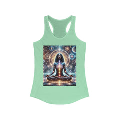 Cosmic Meditation Racerback Tank - Women's Spiritual Activewear