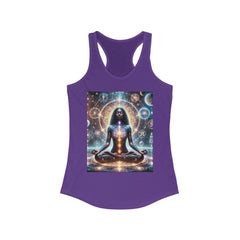 Cosmic Meditation Racerback Tank - Women's Spiritual Activewear