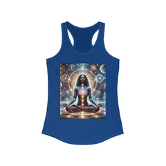 Cosmic Meditation Racerback Tank - Women's Spiritual Activewear