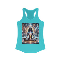 Cosmic Meditation Racerback Tank - Women's Spiritual Activewear