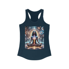 Cosmic Meditation Racerback Tank - Women's Spiritual Activewear