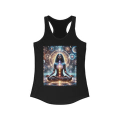 Cosmic Meditation Racerback Tank - Women's Spiritual Activewear