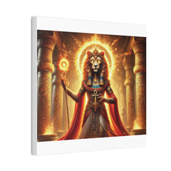 Sekhmet Canvas Wall Art - Egyptian God Inspired Decor