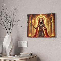 Sekhmet Canvas Wall Art - Egyptian God Inspired Decor