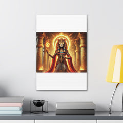 Sekhmet Canvas Wall Art - Egyptian God Inspired Decor