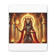 Sekhmet Canvas Wall Art - Egyptian God Inspired Decor