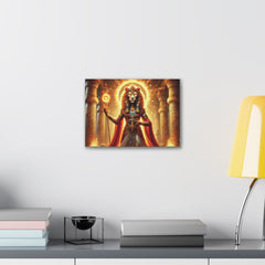 Sekhmet Canvas Wall Art - Egyptian God Inspired Decor