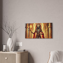 Sekhmet Canvas Wall Art - Egyptian God Inspired Decor