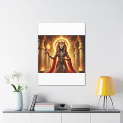 Sekhmet Canvas Wall Art - Egyptian God Inspired Decor