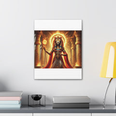 Sekhmet Canvas Wall Art - Egyptian God Inspired Decor