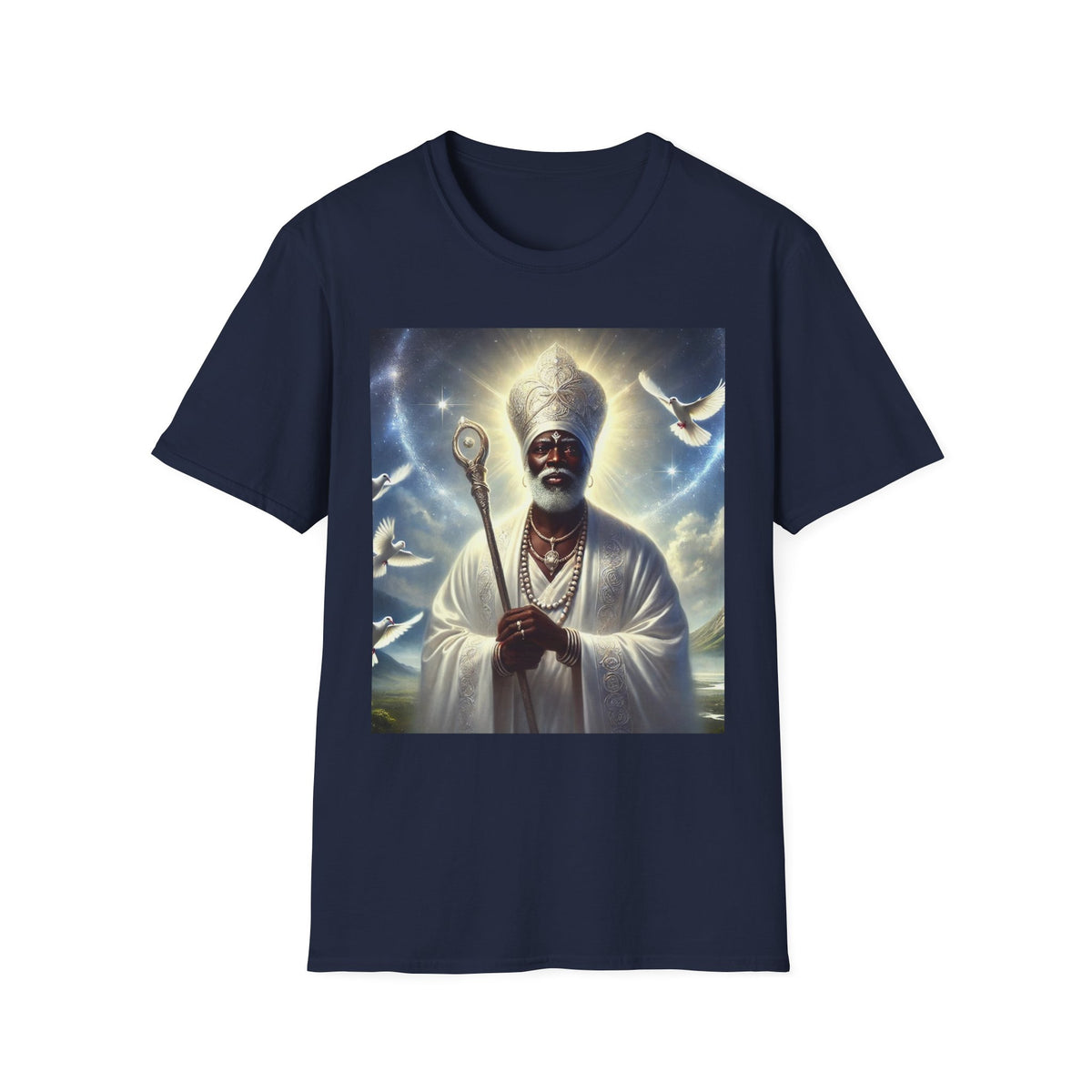 Obatala T-Shirt with Doves