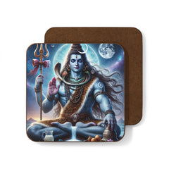 Divine Shiva Coaster - Hardboard Back - Spiritual Home Decor