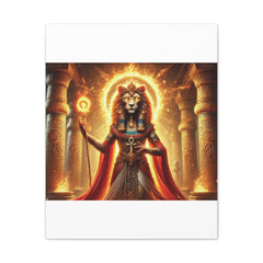 Sekhmet Canvas Wall Art - Egyptian God Inspired Decor