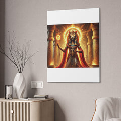 Sekhmet Canvas Wall Art - Egyptian God Inspired Decor