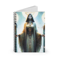 Hekate Goddess Spiral Notebook - Ruled Line for Inspiration and Reflection