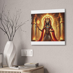 Sekhmet Canvas Wall Art - Egyptian God Inspired Decor