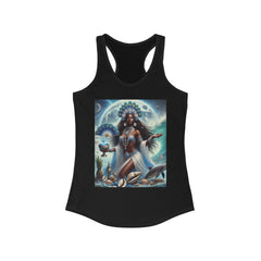 Yemaya Women's Racerback Tank - Perfect for Beach Days and Summer Celebrations