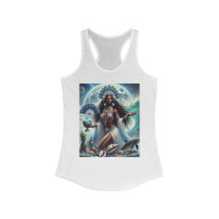 Yemaya Women's Racerback Tank - Perfect for Beach Days and Summer Celebrations