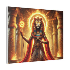 Sekhmet Canvas Wall Art - Egyptian God Inspired Decor